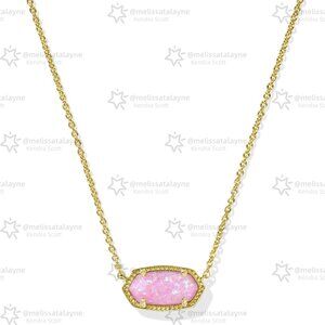 Elisa Gold Short Pendant Necklace